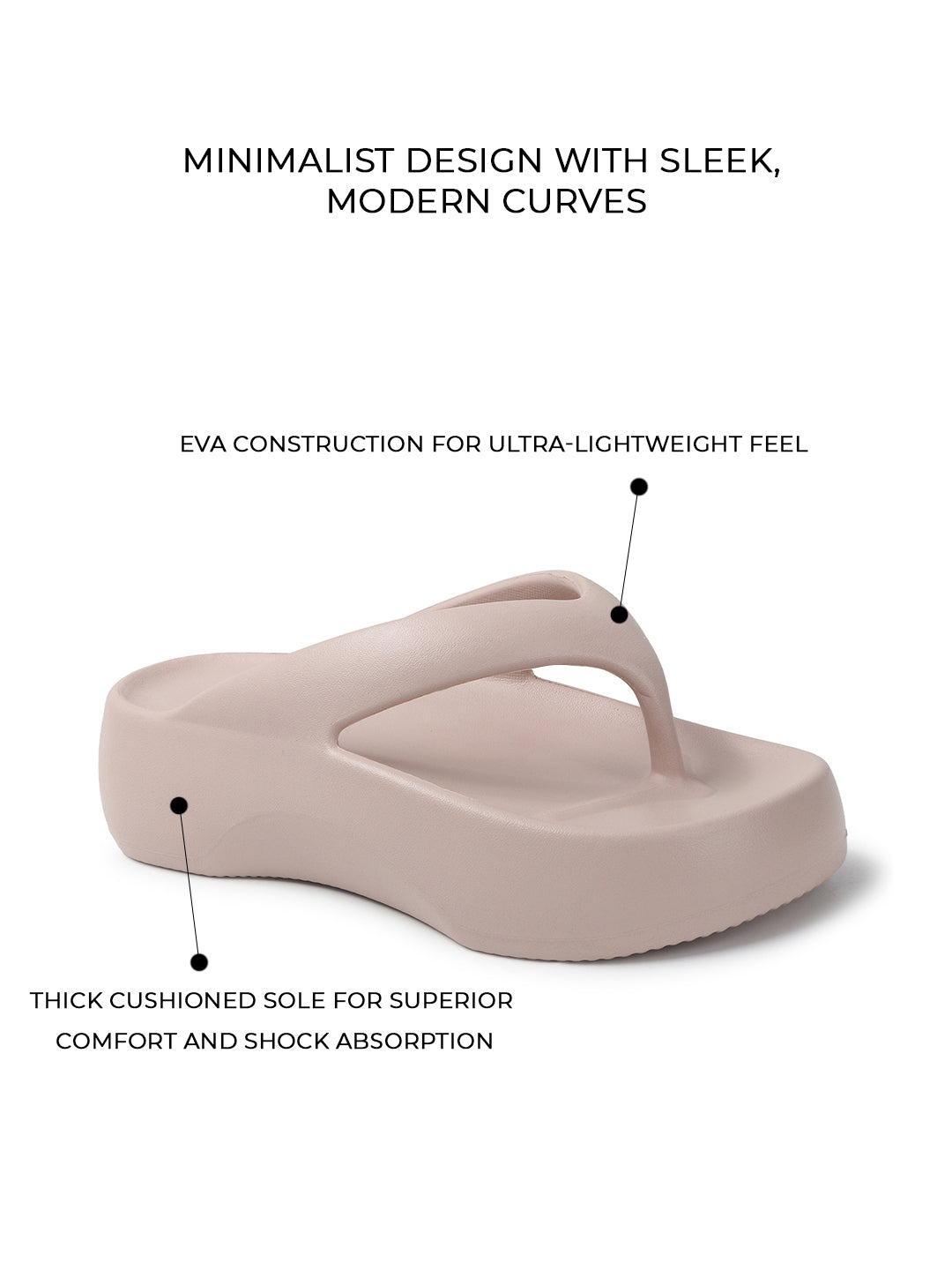 Women's Light Berry Ultra-Lightweight Cushioned Thong Sandals
