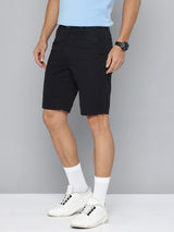 Men's Black Casual Regular Fit Solid Shorts