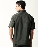 Men's Green Casual Regular Fit Solid Half Sleeves Shirt