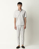 Men's Beige Casual Regular Fit Solid Half Sleeves Shirt