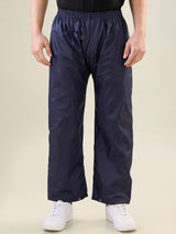 Men's Navy Grey Button Rainsuit