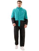 Men's Black Columbia Zipper Rainsuit