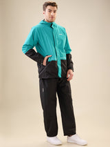 Men's Black Columbia Zipper Rainsuit