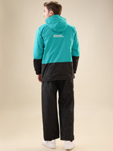 Men's Black Columbia Zipper Rainsuit
