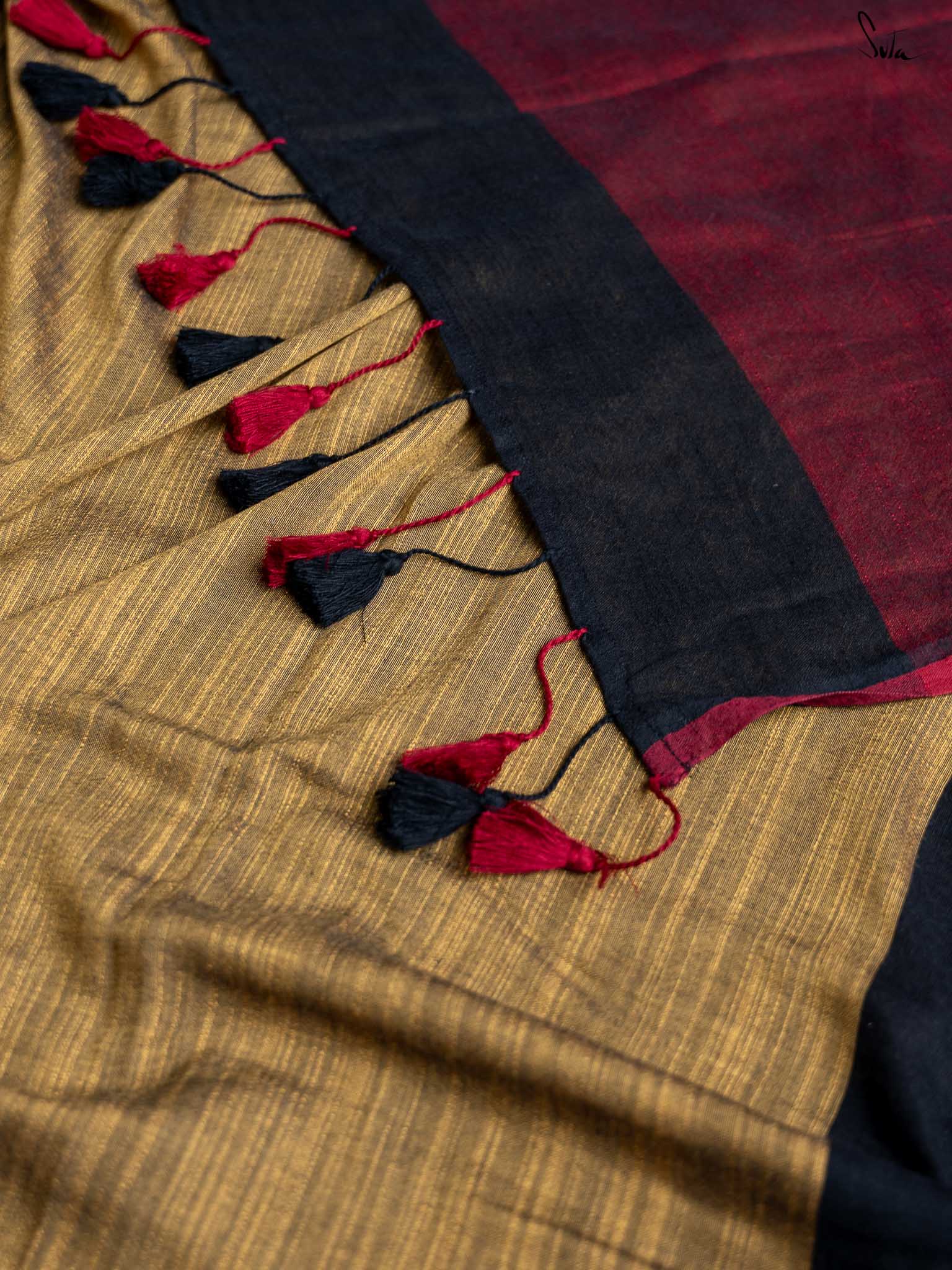 Women's Multicolor Slub Saree