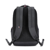 Unisex Black Casual Solid Backpack