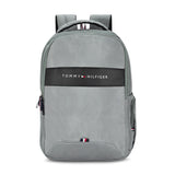 Unisex Light Grey Casual Solid Backpack