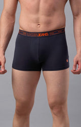 Men's Grey Mid-Rise Solid Trunk