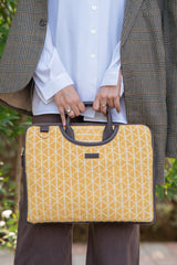 Women's Yellow Honey Drizzle Laptop Bag