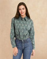 Women's Multicolor Casual Full Sleeves Top