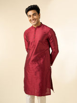 Men's Festive Elegant Maroon Kurta