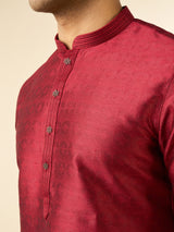 Men's Festive Elegant Maroon Kurta