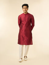 Men's Festive Elegant Maroon Kurta
