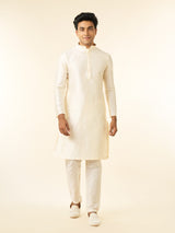 Men's Festive Cream Elegance Kurta