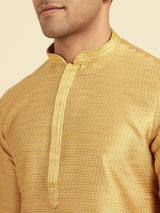 Men's Festive Classy Mustard Kurta