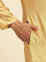 Men's Festive Classy Mustard Kurta