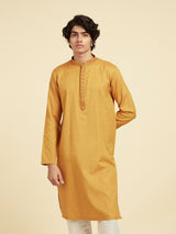 Men's Festive Radiant Mustard Kurta