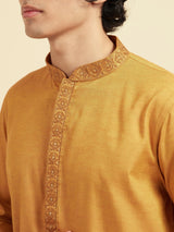 Men's Festive Radiant Mustard Kurta