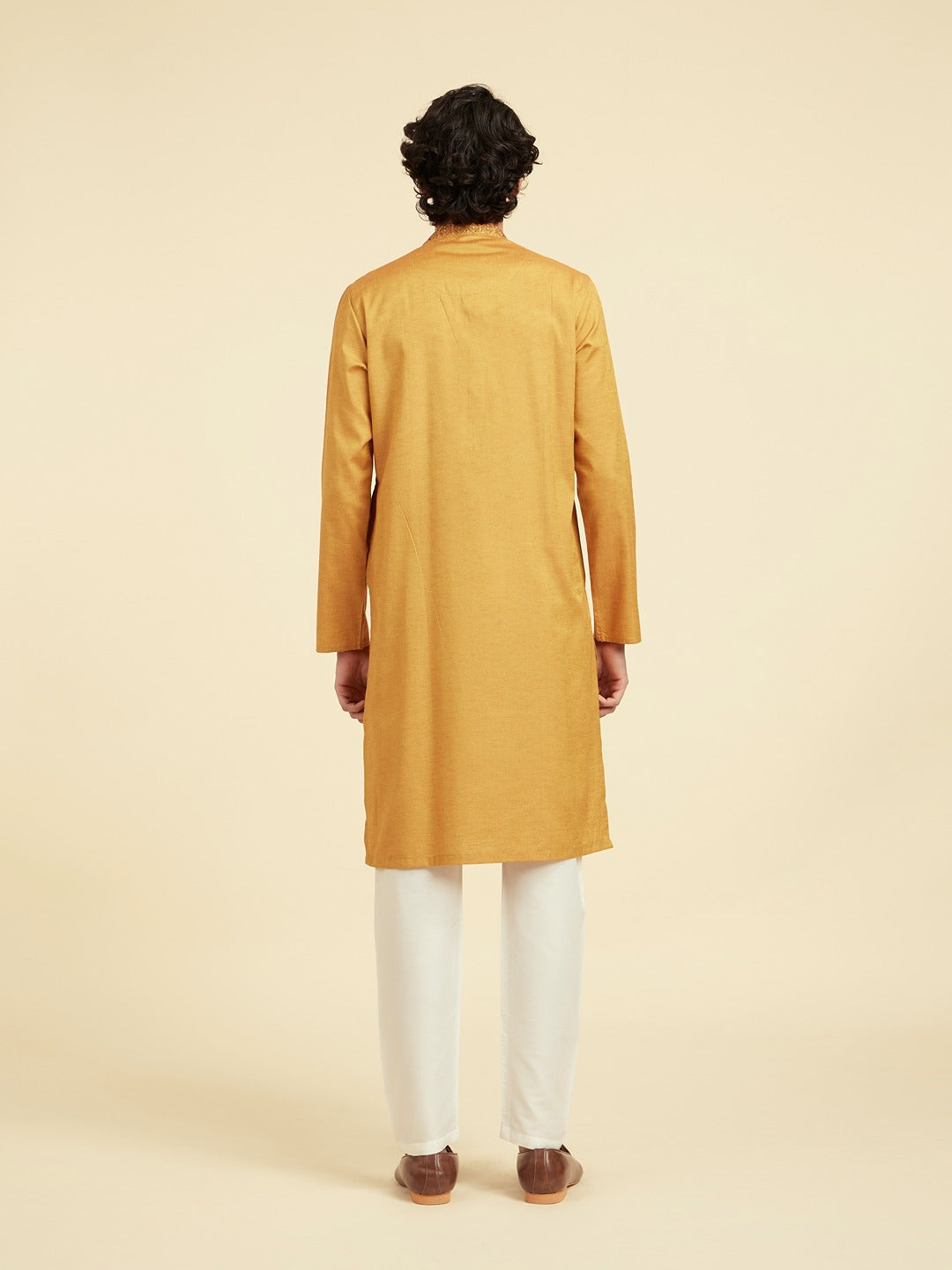 Men's Festive Radiant Mustard Kurta