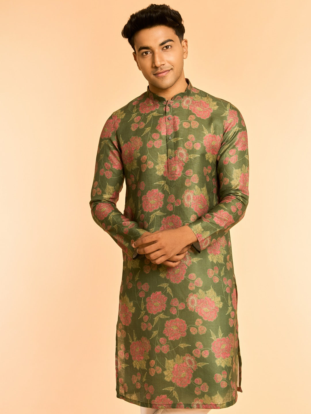 Men's Dashing Dark Green Kurta