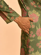 Men's Dashing Dark Green Kurta