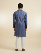Men's Festive Blue Radiance Kurta