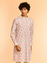Men's Festive Elegant Warm White Kurta
