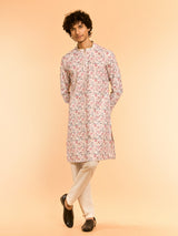 Men's Festive Elegant Warm White Kurta