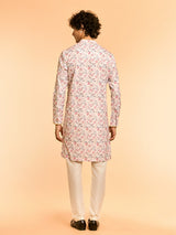Men's Festive Elegant Warm White Kurta