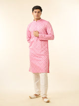 Men's Festive Splendid Pink Kurta