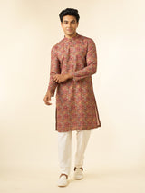 Men's Festive Tan Destiny Kurta