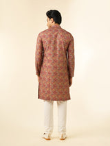 Men's Festive Tan Destiny Kurta