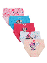 Girls Assorted Casual Printed Briefs - Pack of 5