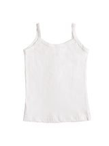 Girls White Casual Solid Vest - Pack of 3