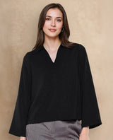 Women's Black Work Full Sleeves Top