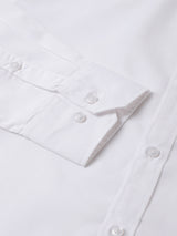 Men's White Formal Full Sleeves Shirt