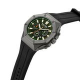 Men's Black Casual Octagonal Analogue Watch-KRWGO0069504