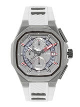 Men's White Casual Round Analogue Watch-KRWGO0070101