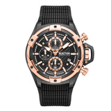Men's Black Casual Round Analogue Watch-KRWGO0070201