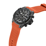 Men's Orange Casual Round Analogue Watch-KRWGO0070204