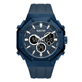 Men's Blue Casual Octagonal Analogue Watch-KRWGP0069404