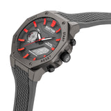 Men's Grey Casual Round Analogue-Digital Watch-KRWGP2191702