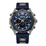Men's Blue Casual Round Analog-Digital Watch-KRWGP9006702