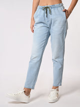 Women's Blue Regular Stretchable Jeans