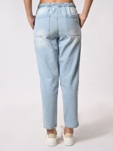 Women's Blue Regular Stretchable Jeans