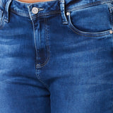 Women's Blue Regular Stretchable Jeans