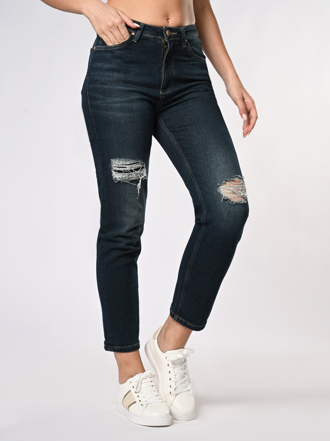 Women's Blue Skinny Stretchable Jeans