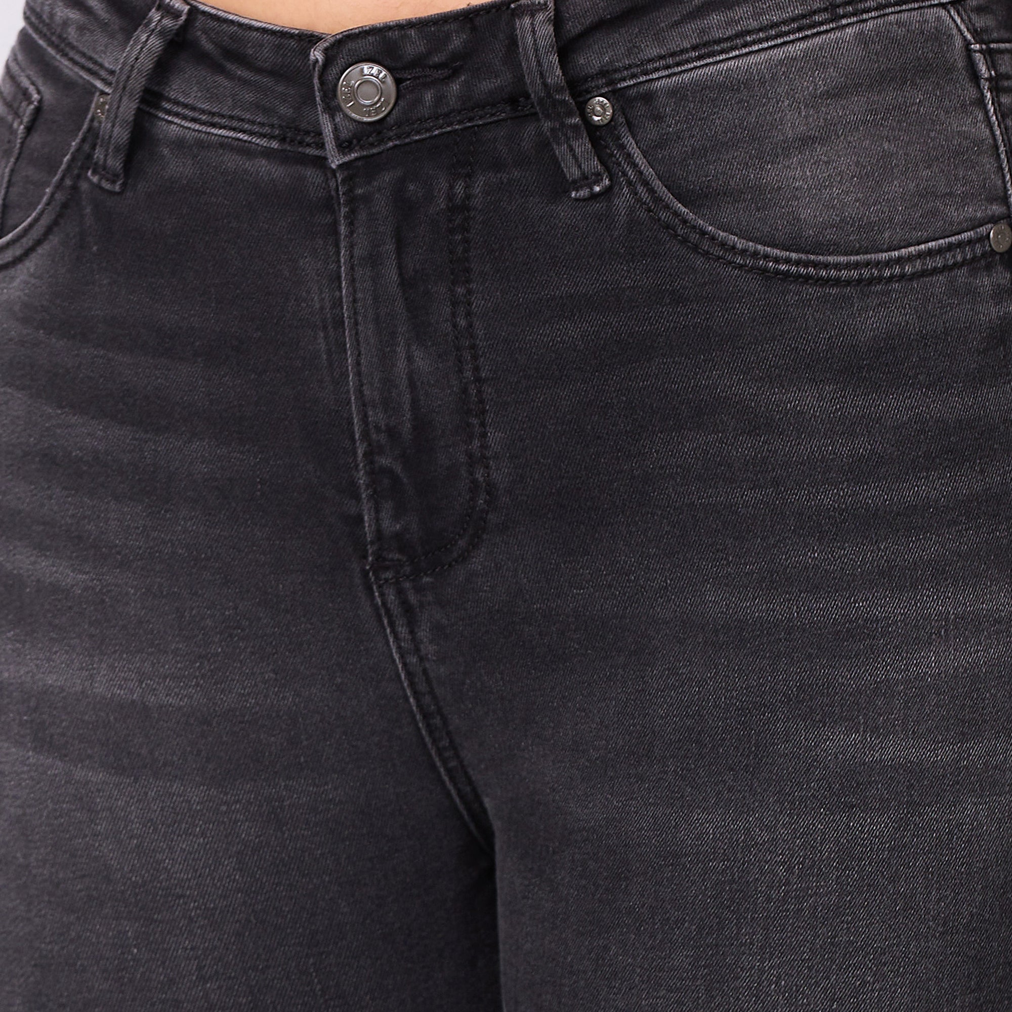 Women's Gray Slim Stretchable Jeans