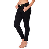 Women's Black Skinny Stretchable Jeans