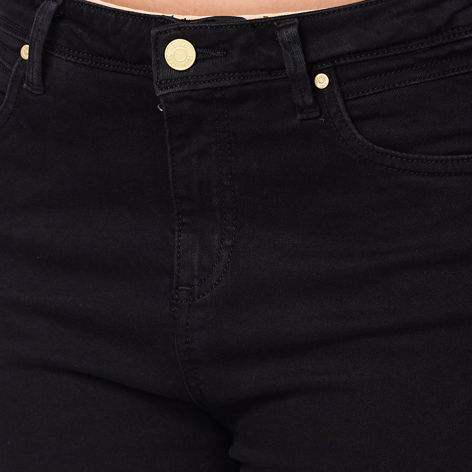 Women's Black Skinny Stretchable Jeans
